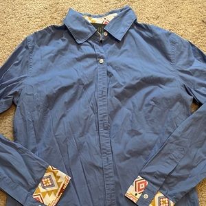 Rags to rodeo button up